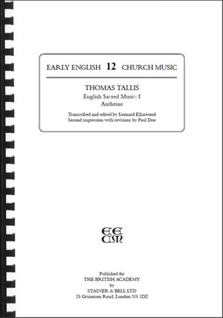 English Sacred Music I: Anthems